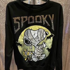 Peanuts Black Logo Interior Tag Print NWOT